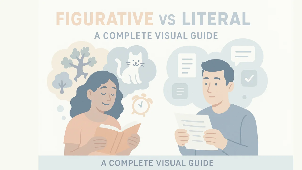 Explore the key differences between Figurative vs Literal Language in this complete guide. Learn how to use both effectively for clearer and more impactful communication.