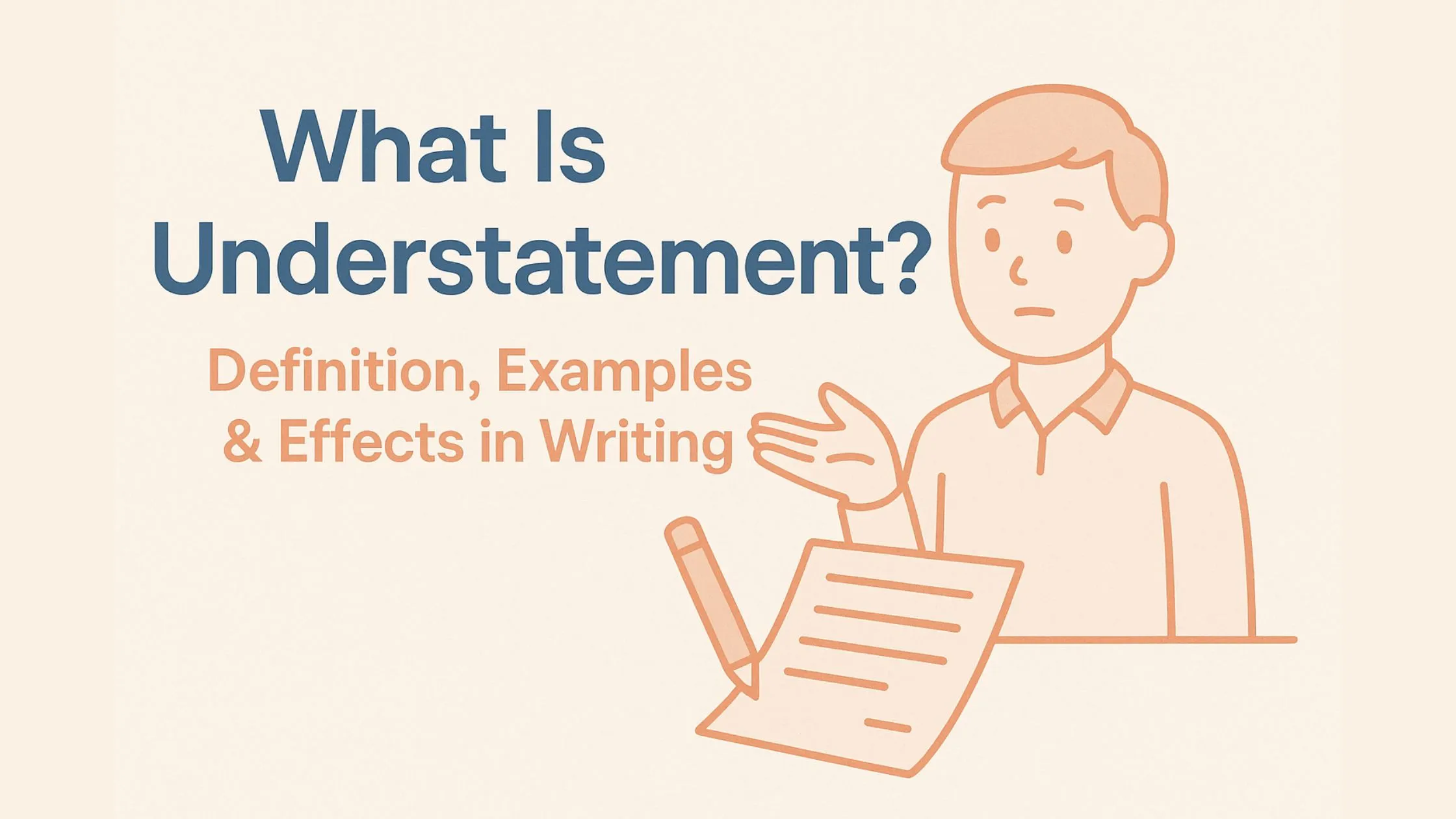 What Is Understatement! Learn its definition, real-world examples, and the powerful effects this subtle literary device has on writing, speech, and storytelling.