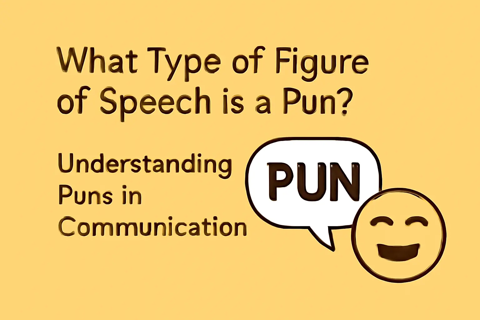 What Type of Figure of Speech is a Pun Understanding Puns in Communication
