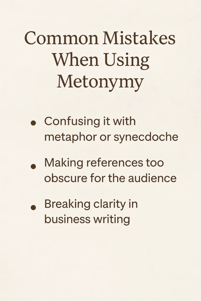 Discover what is metonymy, its meaning, and how to use it effectively in writing. Learn with clear examples and tips to make your words more persuasive and impactful.